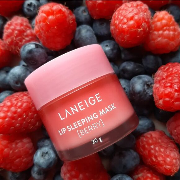 LANEIGE Lip Sleeping Mask Nourish Hydrate Repair Flaky Dry Lips w/ Vitamin C… - Picture 6 of 6